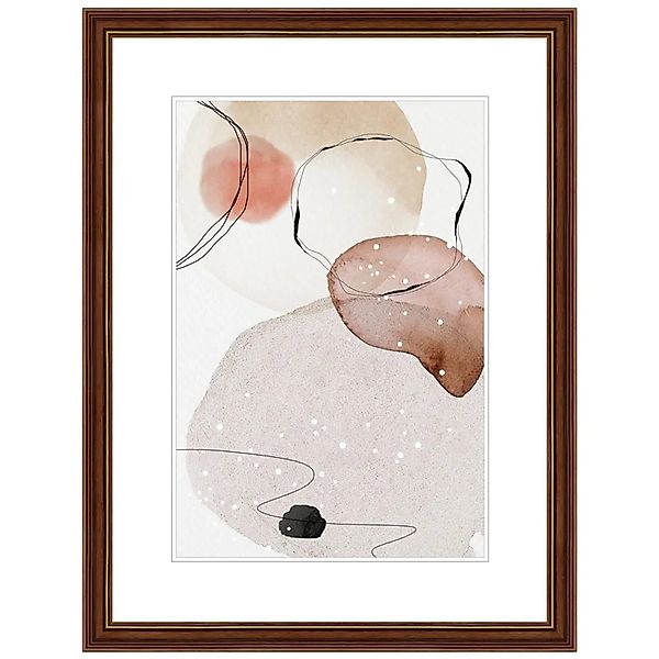 WANDStyle Bilderrahmen H182, Braun, aus Massivholz im Antik Stil, A3, 29,7x günstig online kaufen