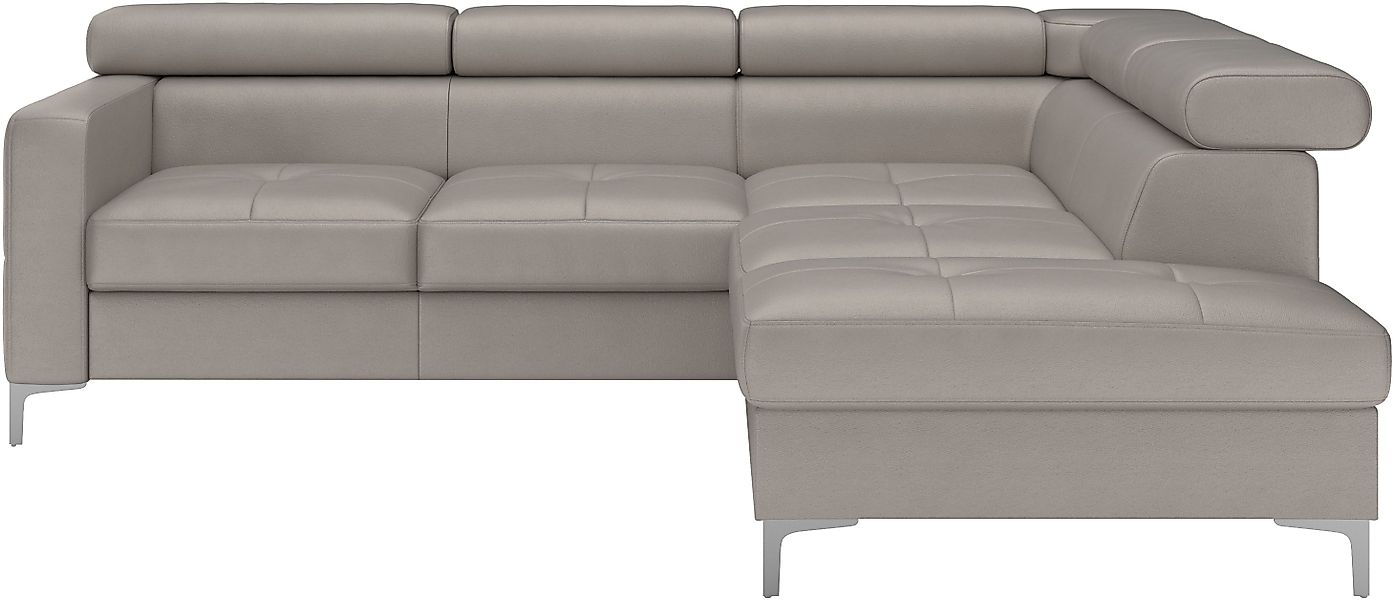 COTTA Ecksofa Sammy L-Form, mit Kopfteilverstellung, günstig online kaufen