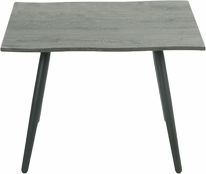 HELA Couchtisch "ZÜRICH", Baumkantenoptik,Vierfuß,quadratisch,60 x 60 cm günstig online kaufen