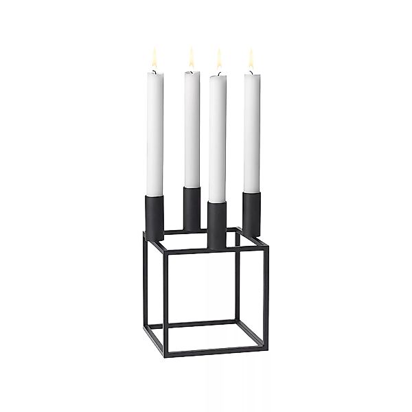by Lassen - Kubus 4 Kerzenhalter - weiß/lackiert/LxBxH 14x14x20cm/nicht spü günstig online kaufen