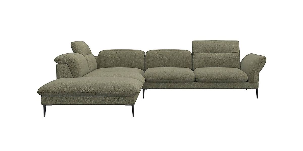 FLEXLUX Ecksofa "Salino, Funktionssofa mit Ottomane, Relaxsofa, Ecksofa" So günstig online kaufen
