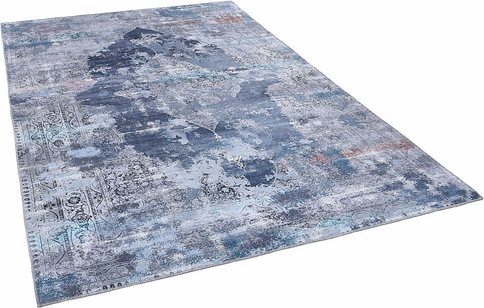 Gino Falcone Teppich »Cecilia 068«, rechteckig, 3 mm Höhe, Flachgewebe, bed günstig online kaufen