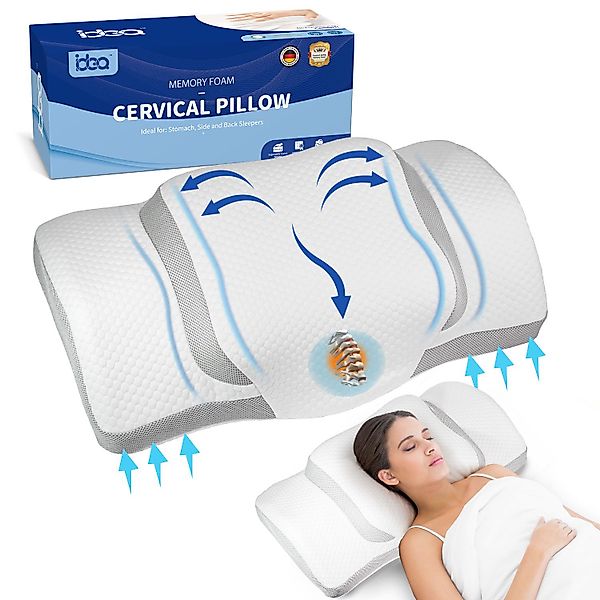 Esun Kopfkissen Memory Foam Kissen Kopfkissen, Ergonomisches Nackenkissen, günstig online kaufen