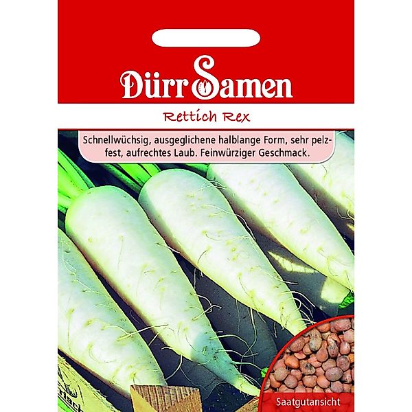 Dürr Samen Rettich Rex Saatgut günstig online kaufen