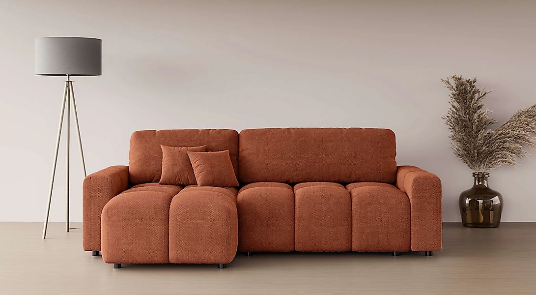 INOSIGN Ecksofa "FELICI, Schlafsofa 233cm, L-Form mit Recamiere beidseitig günstig online kaufen