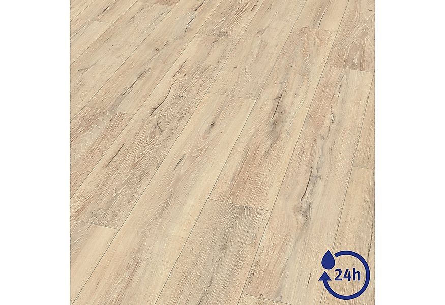 EGGER Laminat NatureSense Aqua EL2416 Melba Eiche beige, (8mm, 1,995m), Was günstig online kaufen