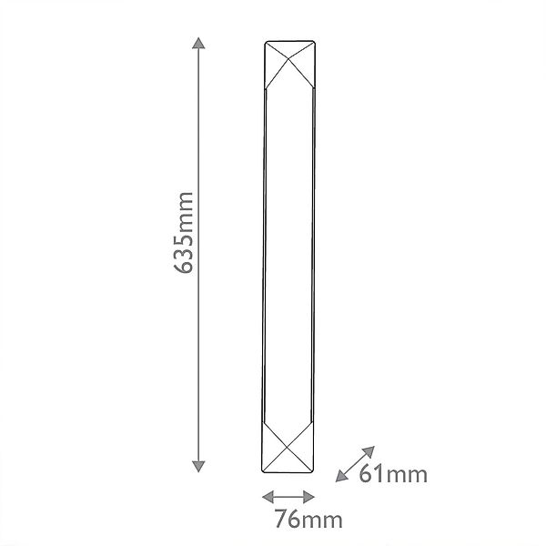 LED-Wandleuchte CAESAR, bronze, Höhe 64 cm, Metall/Alabster günstig online kaufen