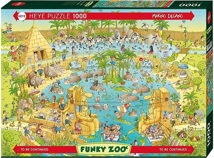 HEYE Puzzle Nile Habitat, 1000 Puzzleteile, günstig online kaufen