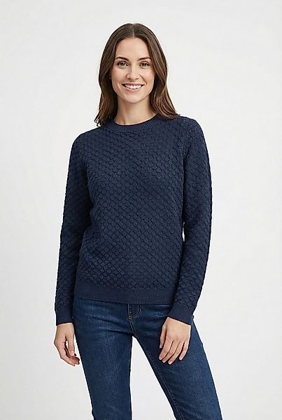 FREEQUENT Strickpullover FQDODO mit feinster Lochstickerei günstig online kaufen