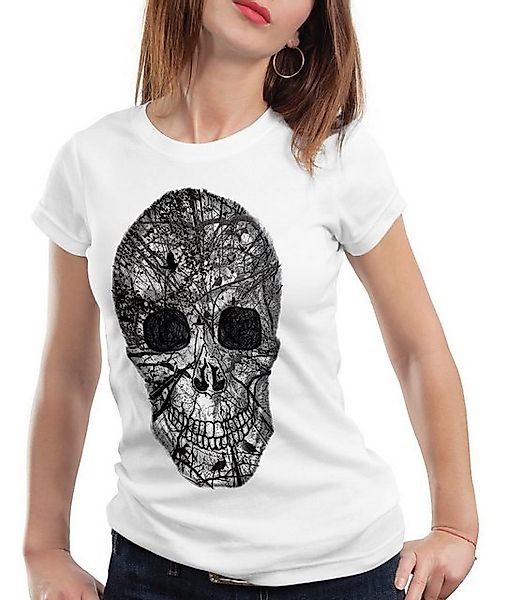 style3 T-Shirt Skull Totenkopf rocker club biker heavy horror kopchen Skele günstig online kaufen