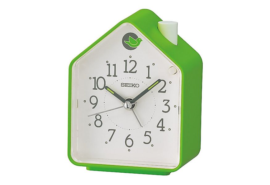 Seiko Quarzwecker mit Vogelstimmen Grün günstig online kaufen
