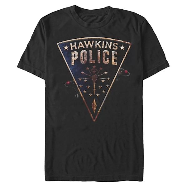 Netflix - Stranger Things - Hawkins Police Rats - Männer T-Shirt günstig online kaufen