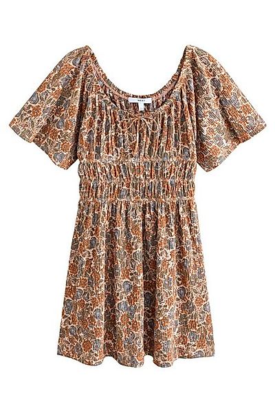 Next Jerseykleid Jersey-Minikleid mit Bindedetail, Kurzgröße (1-tlg) günstig online kaufen