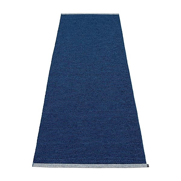 pappelina - Mono Teppichläufer 85x260cm - dunkelblau - denim/LxB 260x85cm/f günstig online kaufen