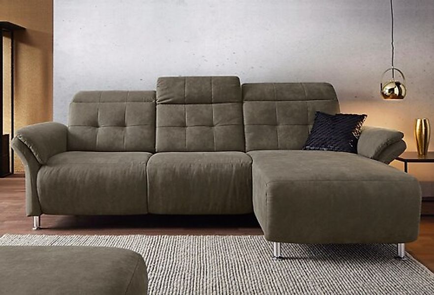 Home affaire Ecksofa »Manhattan L-Form« 2 Sitze mit elektrischer Relaxfunkt günstig online kaufen