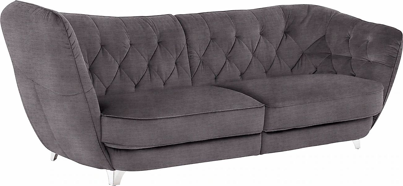 Leonique Big-Sofa "Retro", stylischer Hochlehner günstig online kaufen