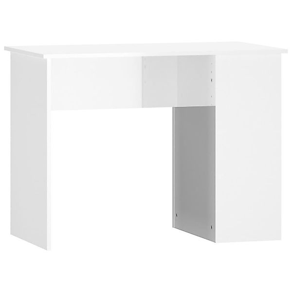 vidaXL Schreibtisch Schreibtisch Hochglanz-Weiß 100x55x75 cm günstig online kaufen
