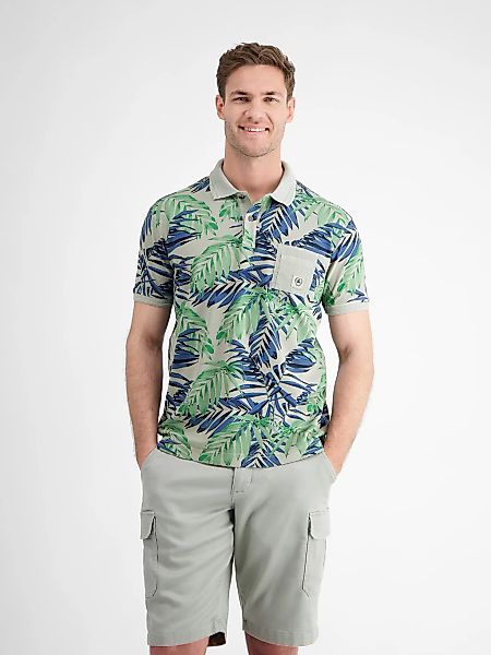 LERROS Poloshirt "LERROS Herren Poloshirt, floral bedruckt" günstig online kaufen