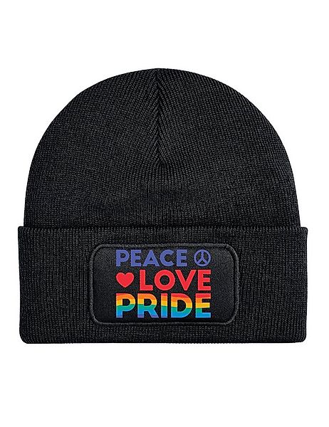 Youth Designz Beanie Peace Love Pride unisex Beanie mit trendigem Motiv günstig online kaufen