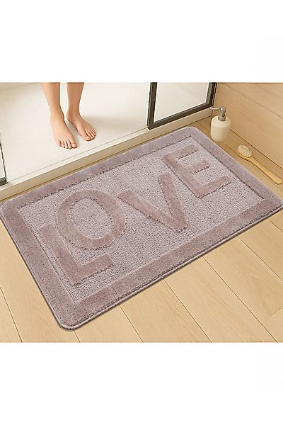 Rugium Badematte Love Badematte, Badematte, bedruckter günstig online kaufen