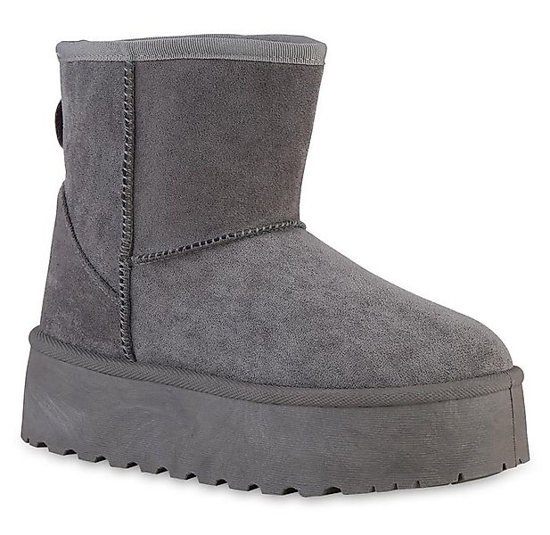 VAN HILL 841454 Winterstiefelette Damen Warm Gefütterte Winter Boots Bequem günstig online kaufen