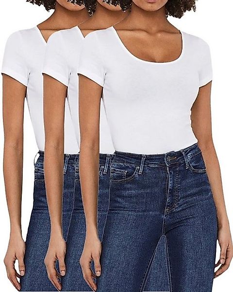 Vero Moda T-Shirt (3er-Pack) Basic T-Shirts günstig online kaufen