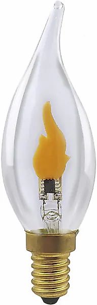 SEGULA LED-Filament »LED Kerze Windstoß klar, E14« E14 1 Stk. Warmweiß günstig online kaufen