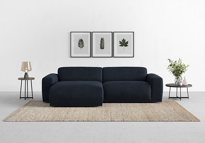 TRENDMANUFAKTUR Ecksofa "Braga, mit hochwertigem Kaltschaum, L-Form, in Cor günstig online kaufen