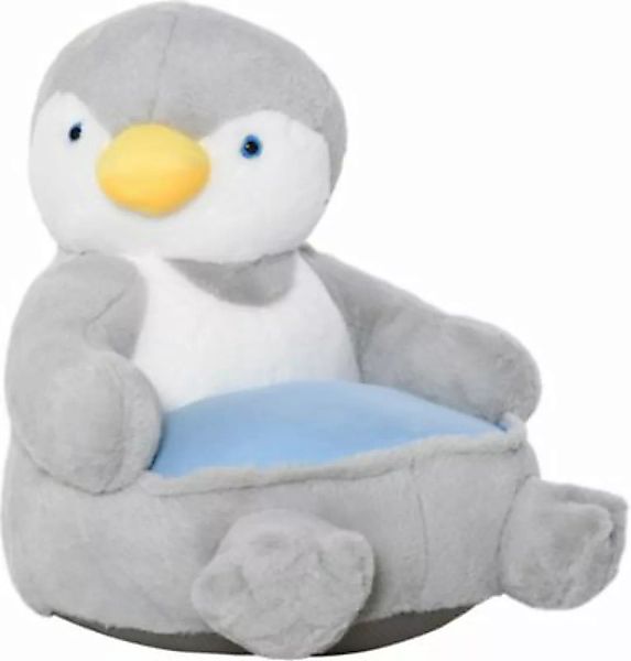 HOMCOM Kindersessel Pinguin graublau günstig online kaufen