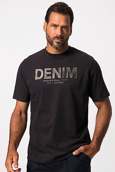 JP1880 T-Shirt T-Shirt Halbarm Rundhals Brustprint günstig online kaufen