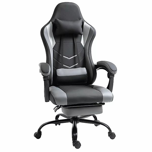 Vinsetto Ergonomischer Gaming Stuhl Höhenverstellbar 62x52x128 cm günstig online kaufen
