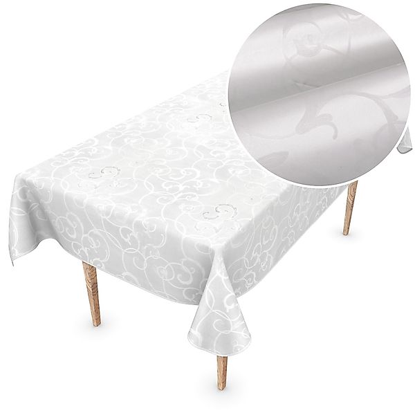 ANRO Tischdecke Wachstuchtischdecke Premium Gartentischdecke (Einzelstück günstig online kaufen
