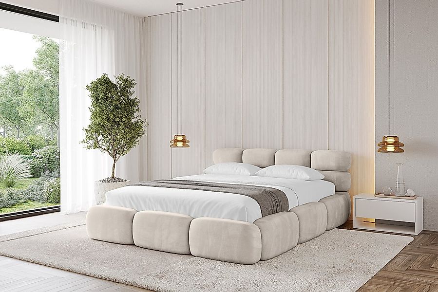 ALTDECOR Polsterbett NOMA-v1 (Polsterbett mit Bettkasten und Lattenrost, Bo günstig online kaufen