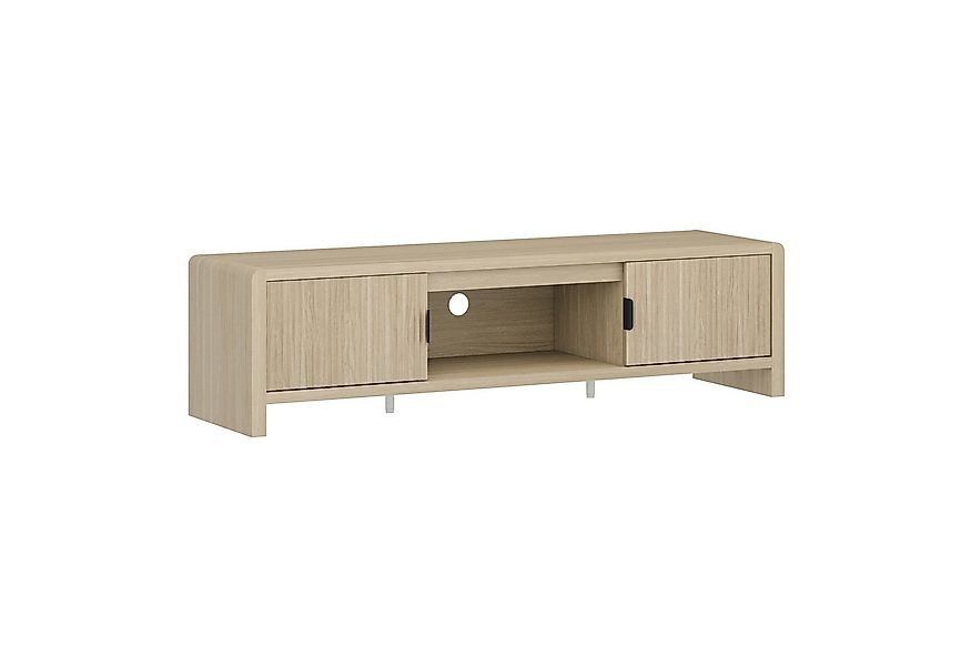 en.casa TV-Schrank »Lukkodso« mit 3 Fächern und 2 Türen 150 x 40 x 40 cm Ei günstig online kaufen