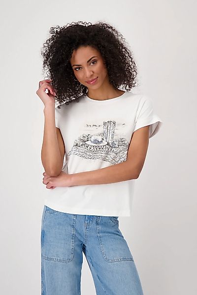 Monari T-Shirt "Shirt Cowboy Stiefel", Mit Rundhalsausschnitt günstig online kaufen