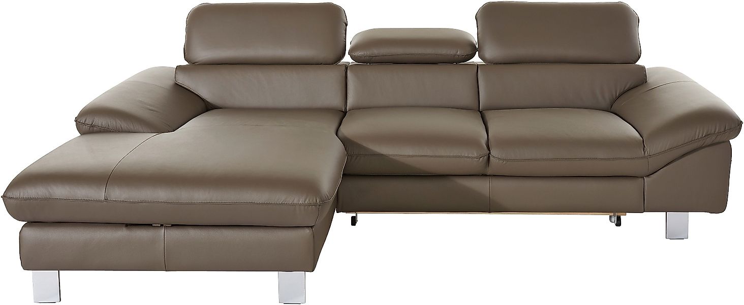 COTTA Ecksofa "Driver L-Form" mit Kopfteilverstellung, wahlweise mit Bettfu günstig online kaufen