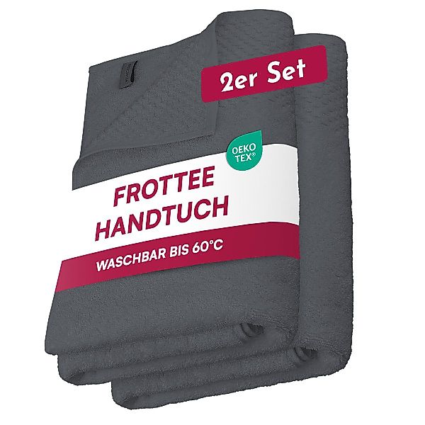 Clinotest Duschtücher Frottee 2er Set 70x140 günstig online kaufen