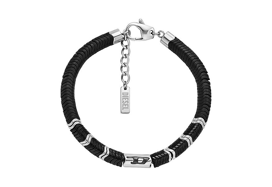 Diesel Armband Schmuck Geschenk Edelstahl Nylon Armschmuck D LOGO, mit Häma günstig online kaufen