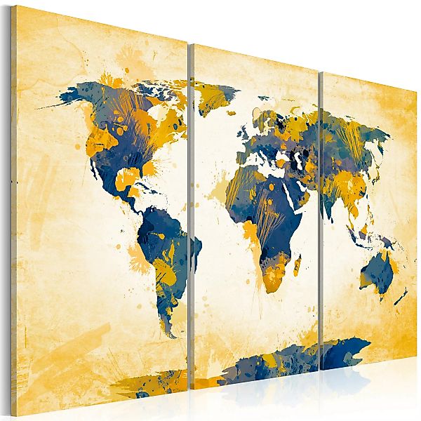 Wandbild - Four Corners Of The World - Triptych günstig online kaufen
