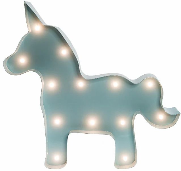 MARQUEE LIGHTS LED Dekolicht »Unicorn« LED-Modul 1 Stk. Warmweiß Wandlampe, günstig online kaufen