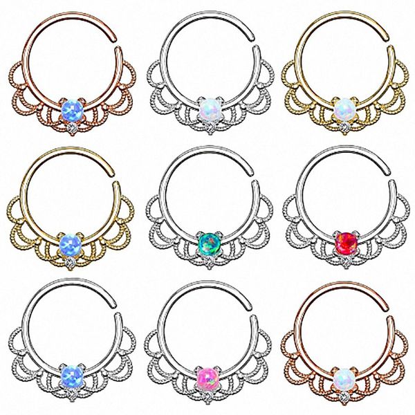 Taffstyle Nasenpiercing Piercing Ring Continuous Tribal günstig online kaufen