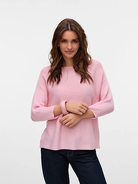 Vero Moda 3/4 Arm-Pullover "VMNORA 3/4 BOATNECK BLOUSE NOOS" mit Fledermaus günstig online kaufen