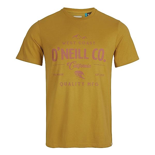 O´neill W-coast Kurzärmeliges T-shirt S Harvest Gold günstig online kaufen