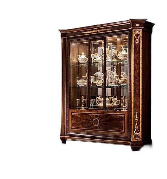 Xlmoebel Vitrine Vitrine klassisch Barock Renaissance Schnitzereien (Vitrin günstig online kaufen
