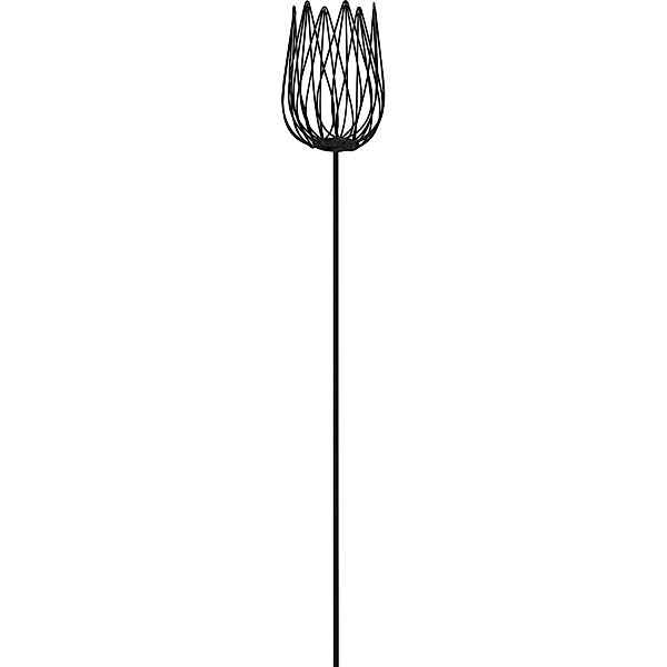 Gartenstecker Tulpe 96 cm Schwarz günstig online kaufen