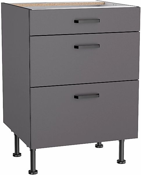 KOCHSTATION Unterschrank "KS-Paula" 60 cm breit, 87 cm hoch, mit 1 Schubkas günstig online kaufen