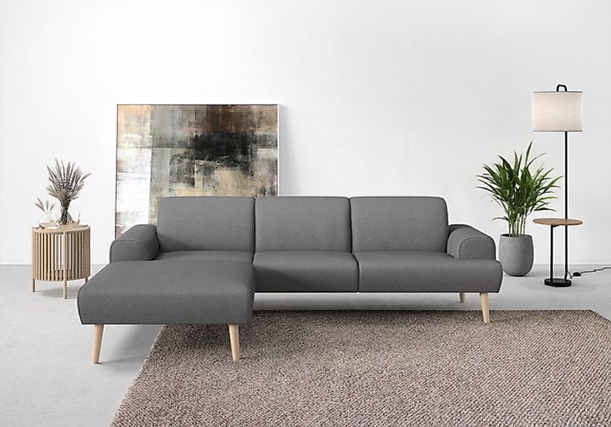 Home affaire Ecksofa »Swift Scandic Design, Federkern für hohen Sitzkomfort günstig online kaufen