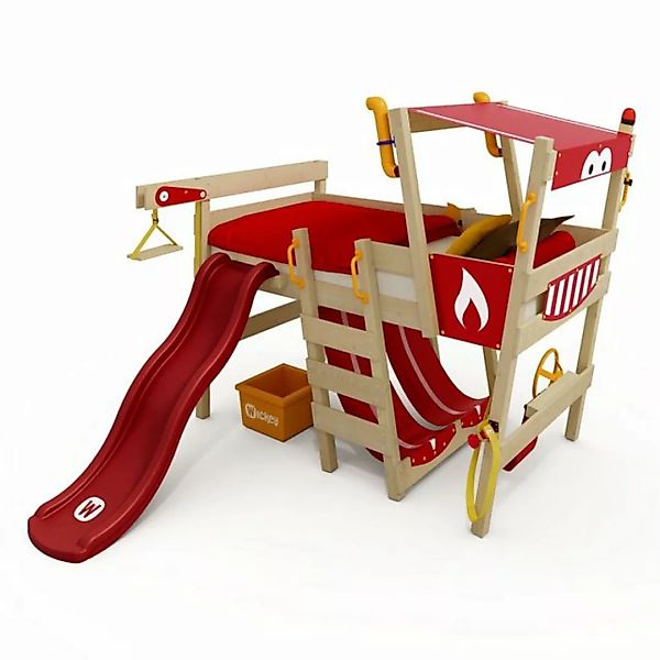 Wickey Kinderbett Crazy Smoky - Spielbett mit Rutsche 90 x 200 cm, Etagenbe günstig online kaufen