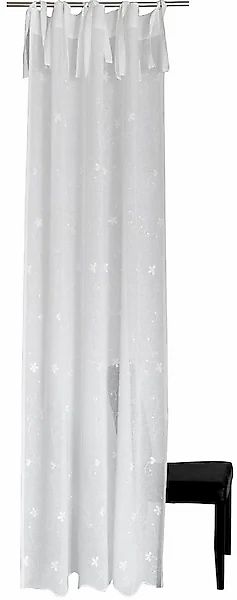 HOMING Gardine »Elise« Bindebänder 1 Stk. tlg. Küche, Schlafzimmer, Wohnzim günstig online kaufen