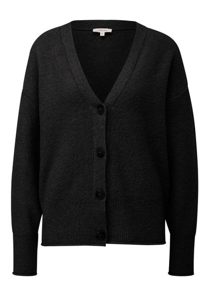 s.Oliver Strickjacke (1-tlg) Relaxed Fit, Bouclé, günstig online kaufen
